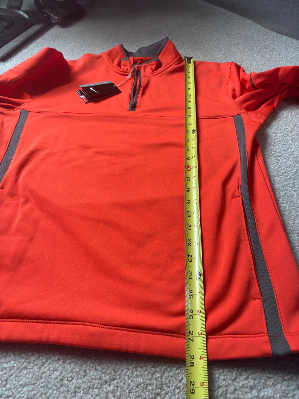 NWT Nike Tour Performance 1/4 Zip Pullover Long Sleeve Therma Fit Jacket Mens M - Picture 8 of 9